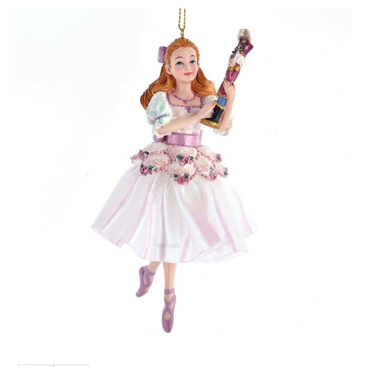 Clara With Nutcracker Ornament