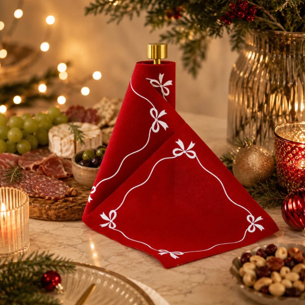 Tied with a Bow Party/Lunch Napkins (25 per roll)