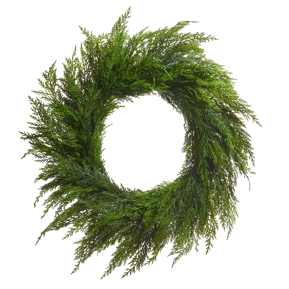 24 Inch Cedar Wreath