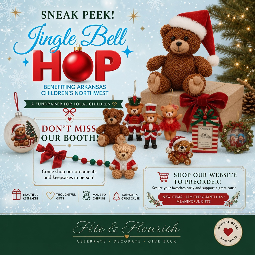 Jingle Bell Hop featuring Kurt Adler's Teddy Bear Collection
