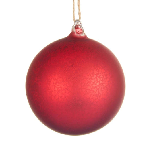 5 Inch Red Mercury Finish
Ball Ornament