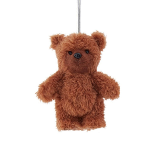 4 Inch Fuzzy Brown Teddy Bear