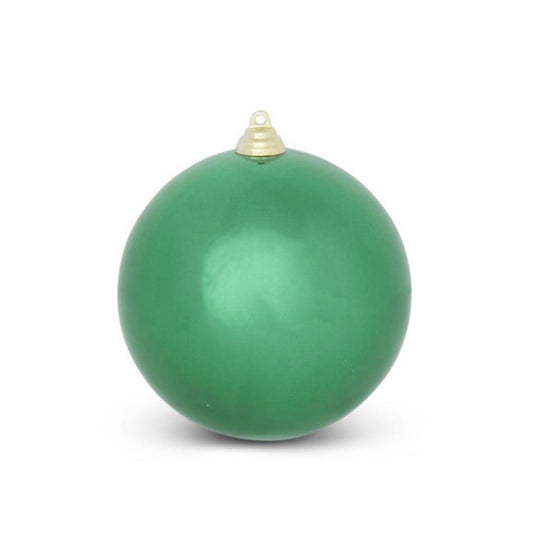 5.5 Inch Dark Green Shiny Shatterproof Ornament