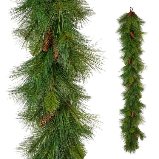 5.5'× 14" Olive Pine Garland