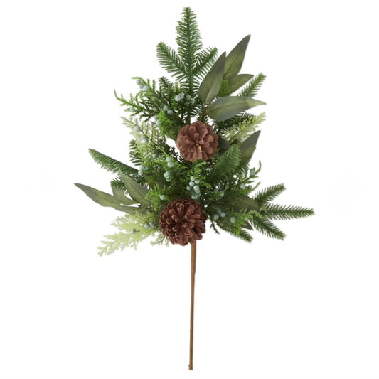 26 Inch Mixed Pine Stem w/Eucalyptus and Pinecones