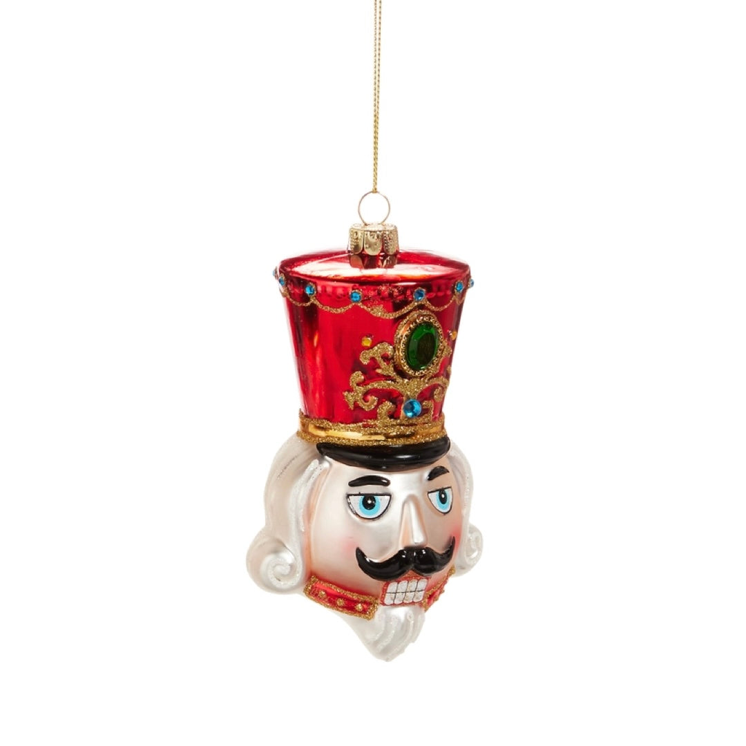 4.75 Inch Nutcracker Head
Ornament (Red)