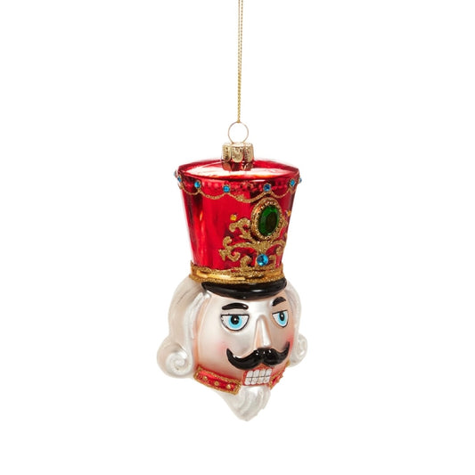 4.75 Inch Nutcracker Head
Ornament (Red)