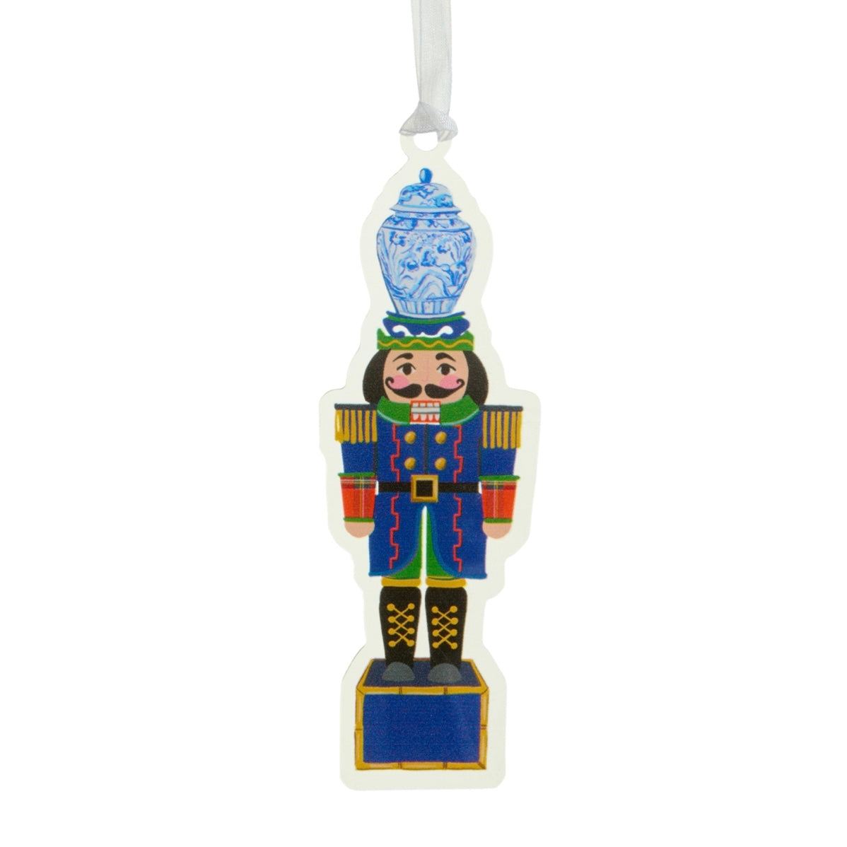 5.5 Inch Noble Nutcracker Acrylic Ornaments (Blue)