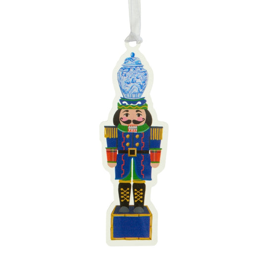5.5 Inch Noble Nutcracker Acrylic Ornaments (Blue)
