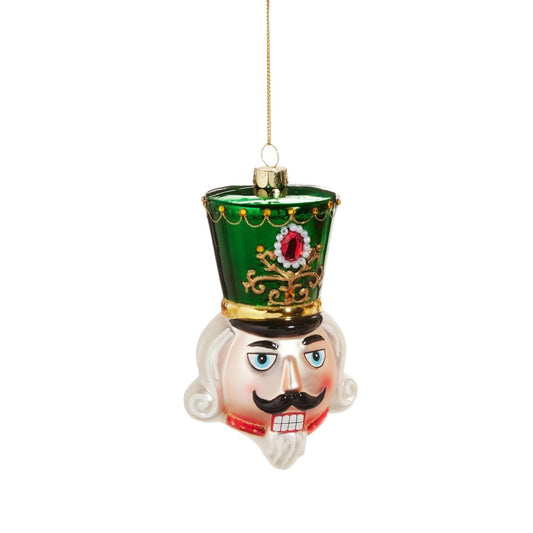 4.75 Inch Nutcracker Head
Ornament (Green)
