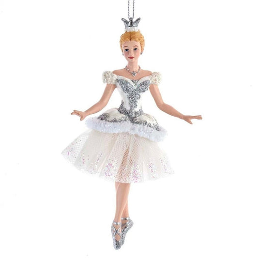 Nutcracker Suite Snow Queen Ballerina Ornament