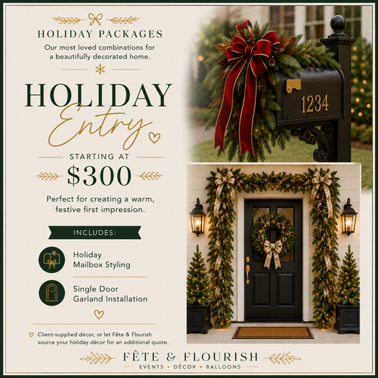 Holiday Entry Package ($50 Deposit)