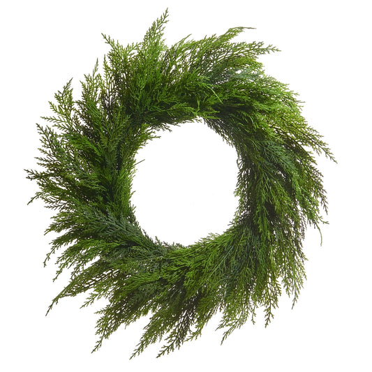 24 Inch Cedar Wreath