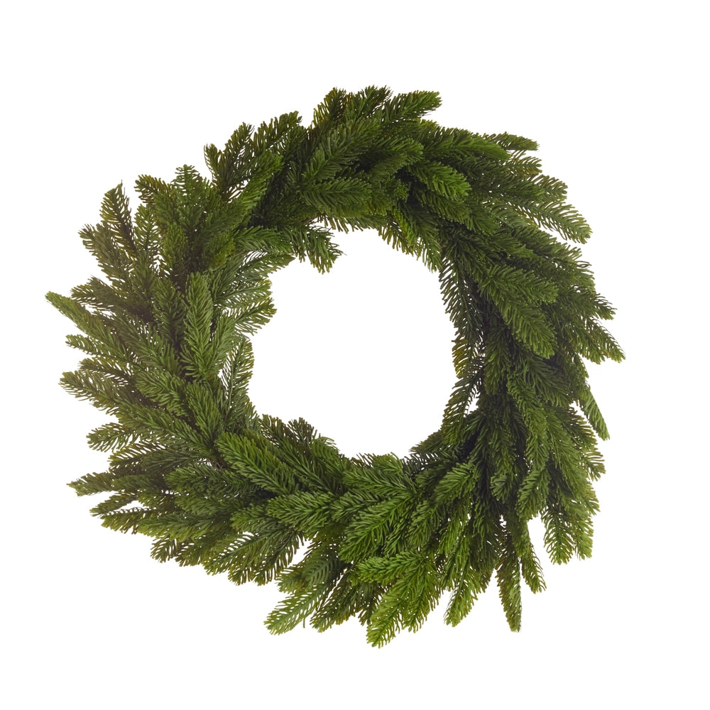 26 Inch Bright Green Cedar Wreath