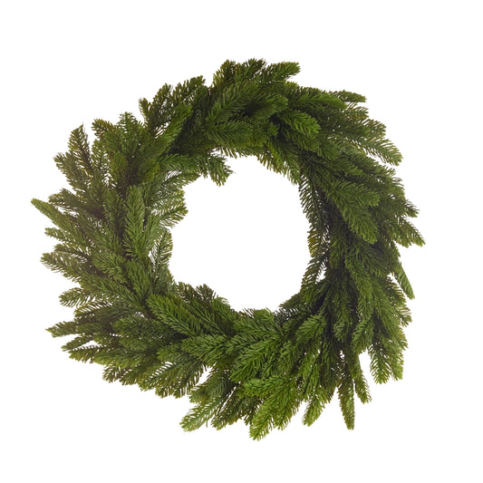 26 Inch Bright Green Cedar Wreath